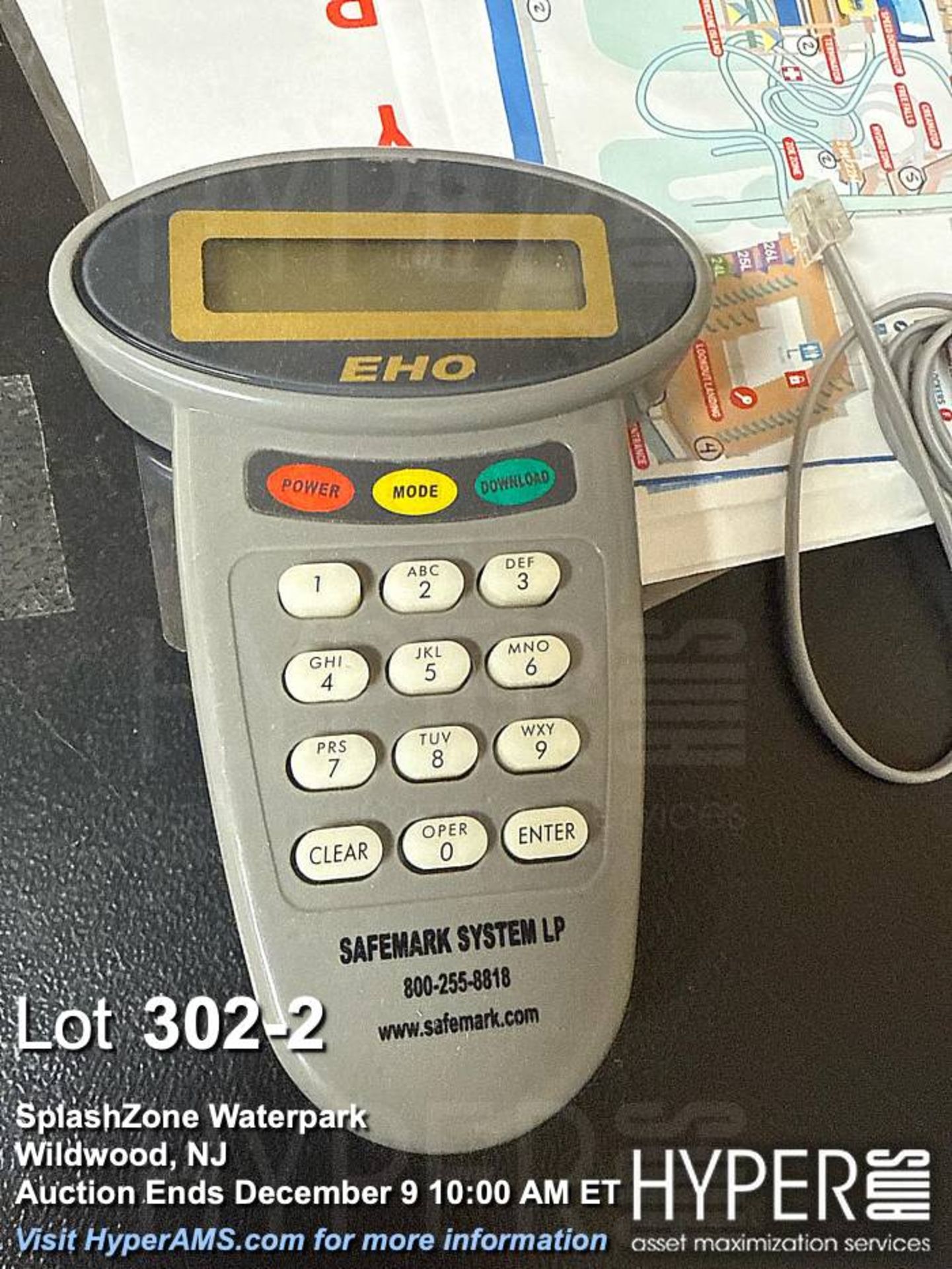 Lot (2) Safemark Systems EHO Electronic Safe with (1) Handheld Programmer - Image 2 of 3