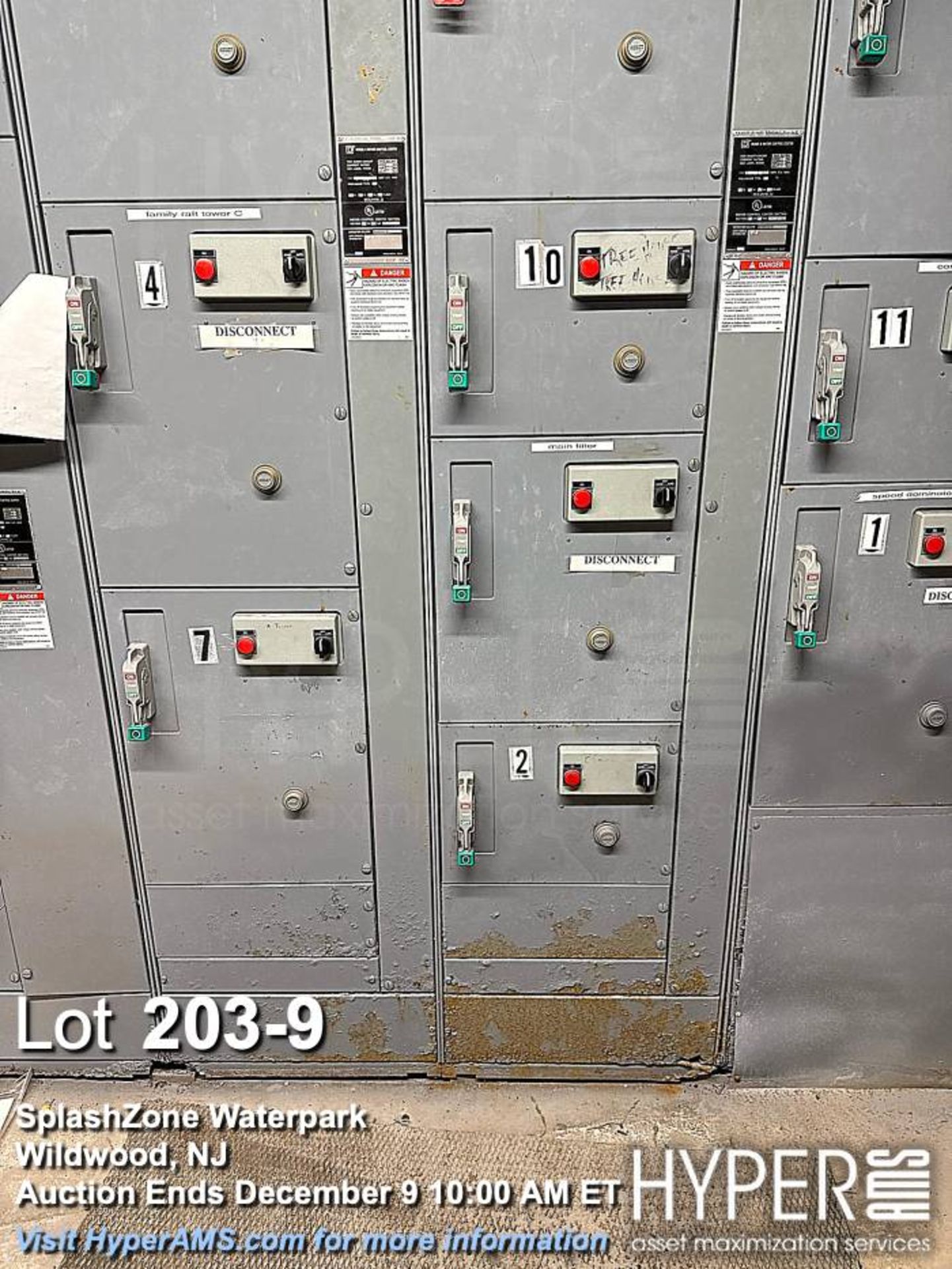 Lot of Electrical Switch Gear as pictured including: Square D Model 6 Motor Control Center, 500 kVA, - Image 9 of 14