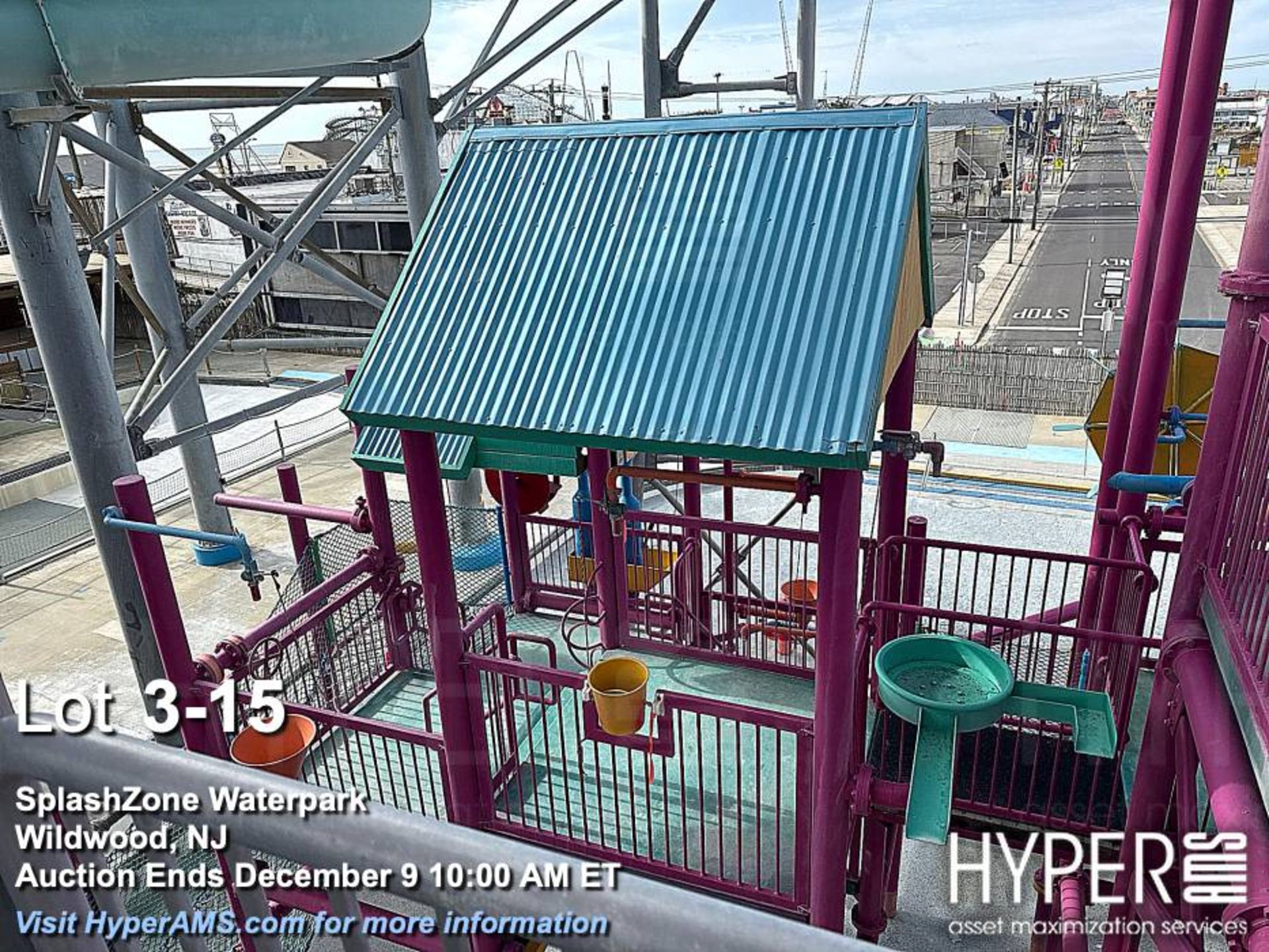SCS Interactive Discovery Island stand-alone attraction with 1000 gallon dump-bucket, water cannons, - Image 15 of 19
