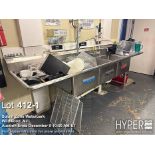 KCS Commercial Stainless Steel Triple Compartment Sink, NSF Certified
