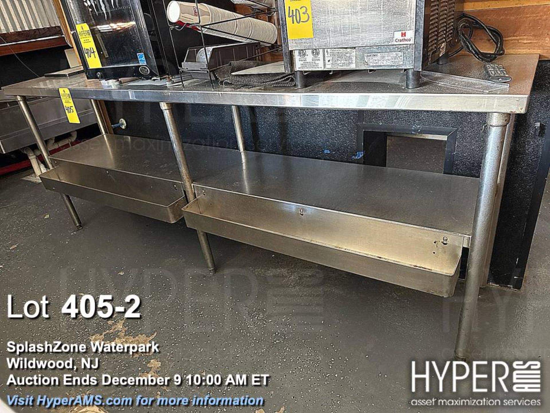 Stainless Steel Work Table with Undershelf, 72x30x34 in, 600 lbs Capacity - Image 2 of 2