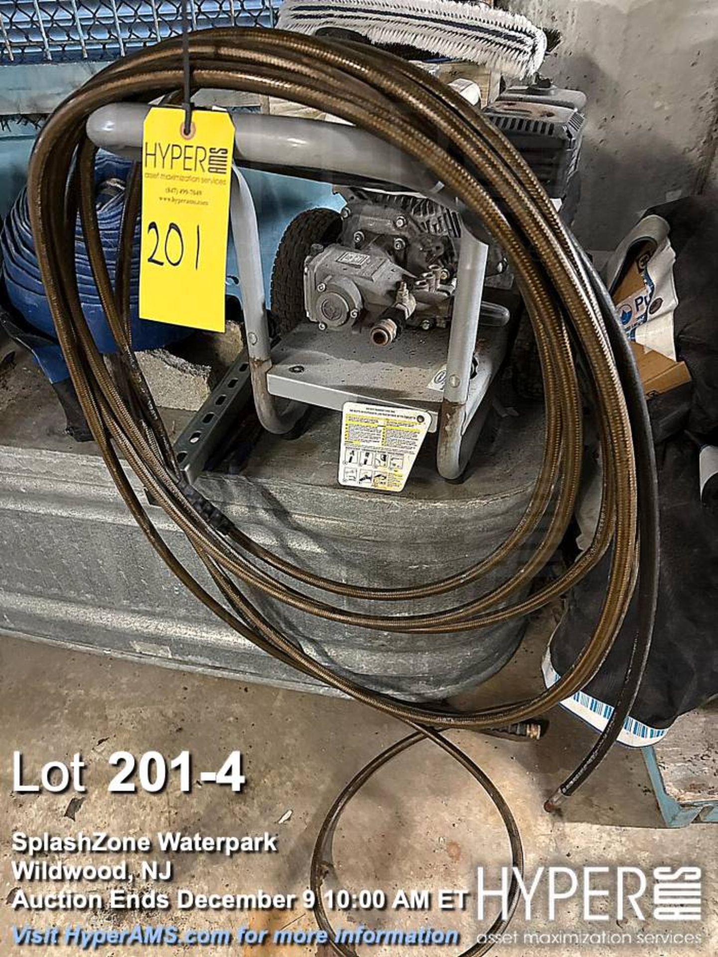 Simpson PS60982 Gas Pressure Washer, 3400 PSI, 2.5 GPM, Honda GX200 Engine - Image 4 of 5