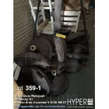 Lot (aprox 12) plastic umbrella stands