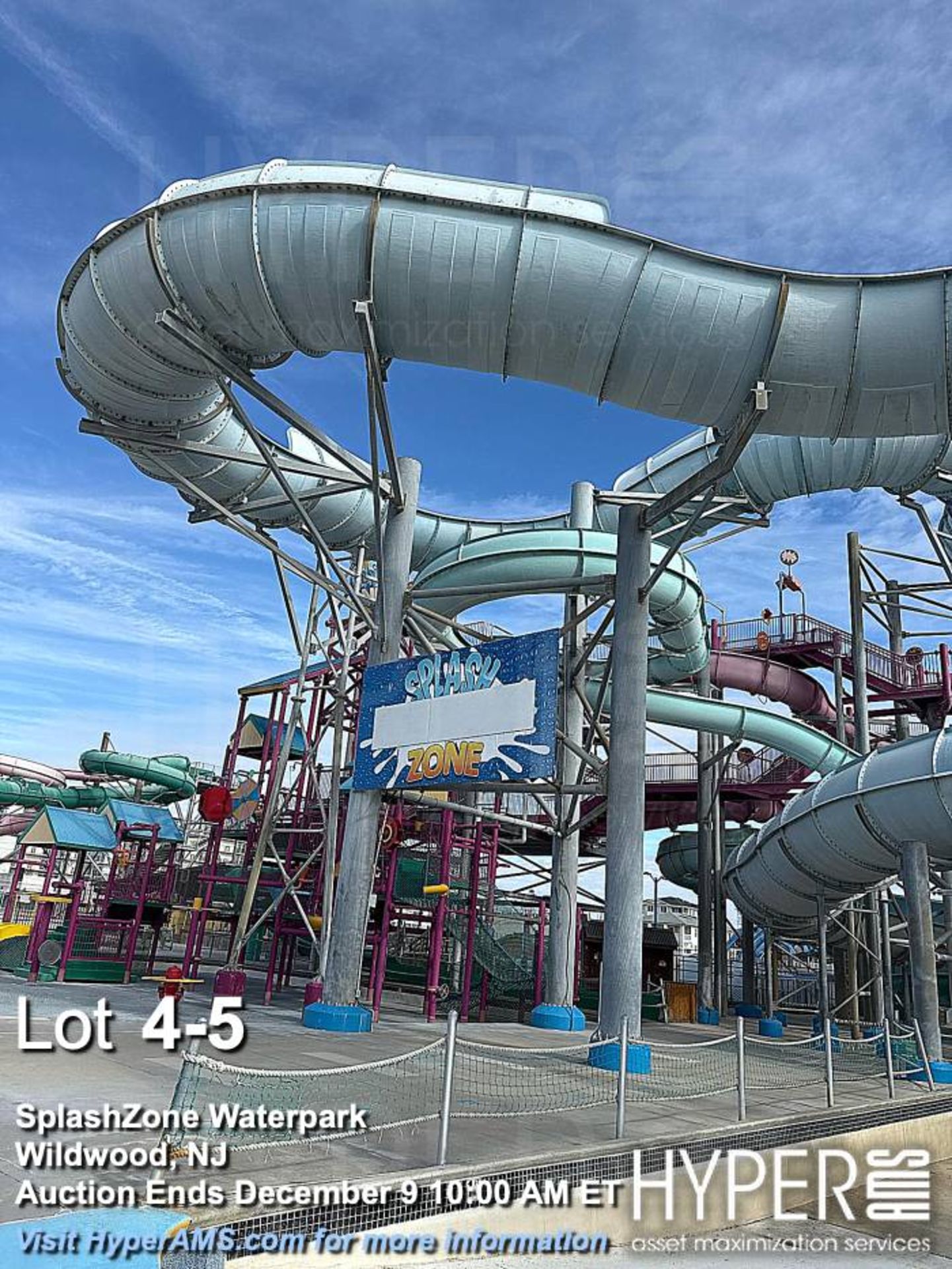 WhiteWater West Industries Slide attraction with (6) slides including "B" and "C" towers, bridges, w - Image 5 of 60