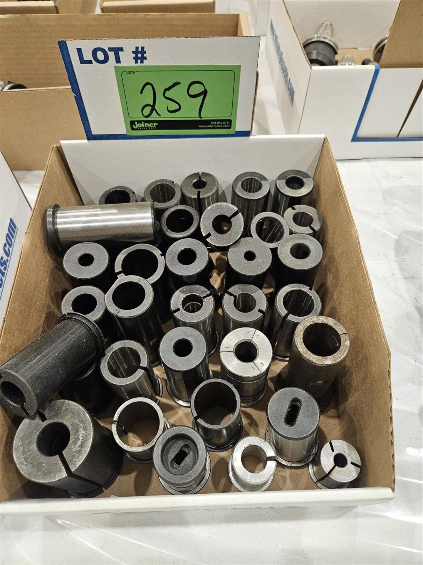 LOT OF ASSORTED TOOL HOLDER BUSHINGS
