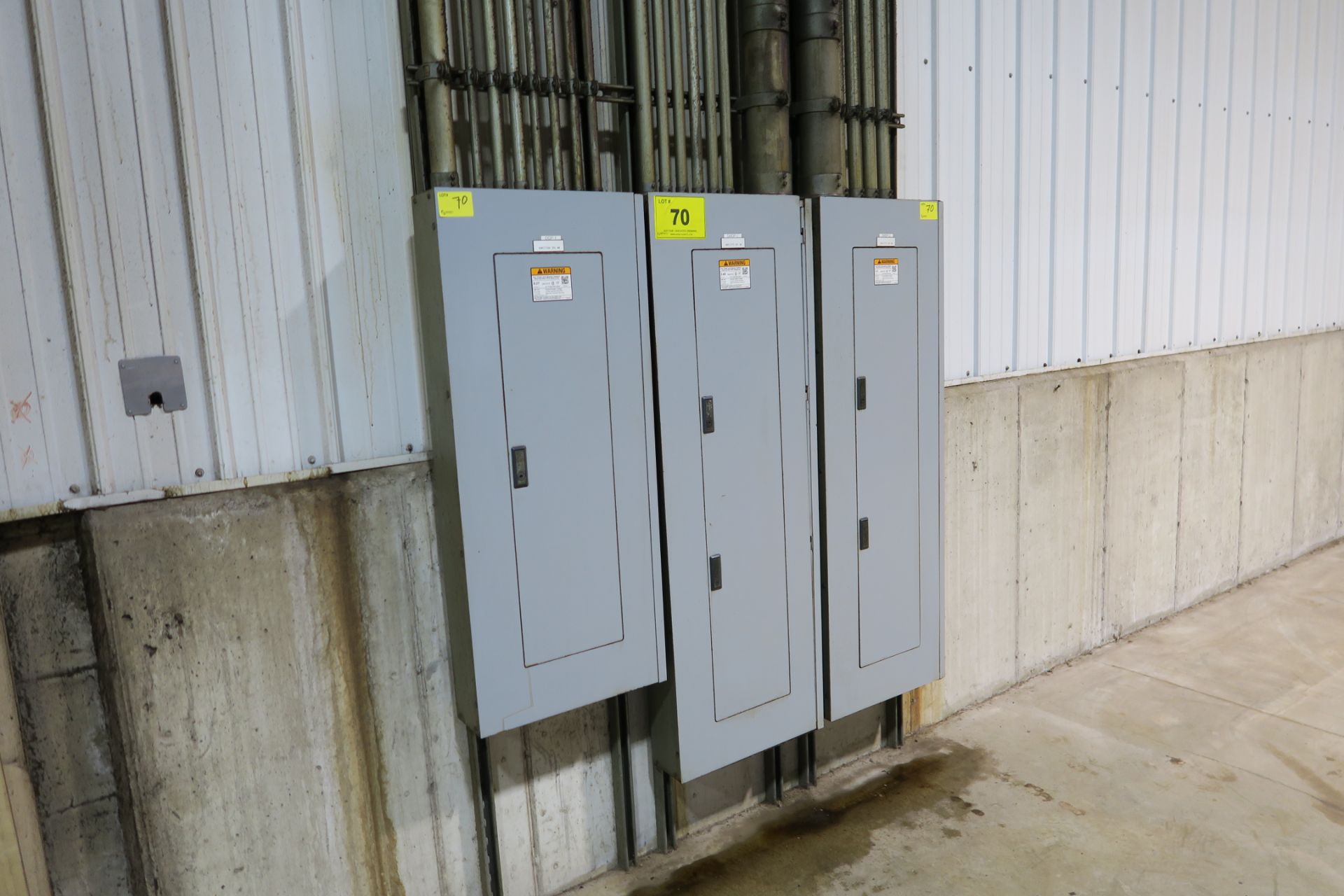 Dgp Panel Type LOT OF (5) PANELS, 400 AMP DMDP-1, 225 AMP DGP-1, 400 AMP DMDP-2, COHAB ...