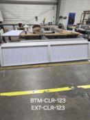 APPROX. (500) EXTRUSION / CLEAR, BTM, CA, 123", $16,444 ORIGINAL COST AND APPROX. (500)