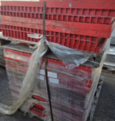 LOT OF (57) GRATING SOLID RED 25" X 36.22", $5,965 ORIGINAL COST (LOCATED IN WARREN, MI) (PART