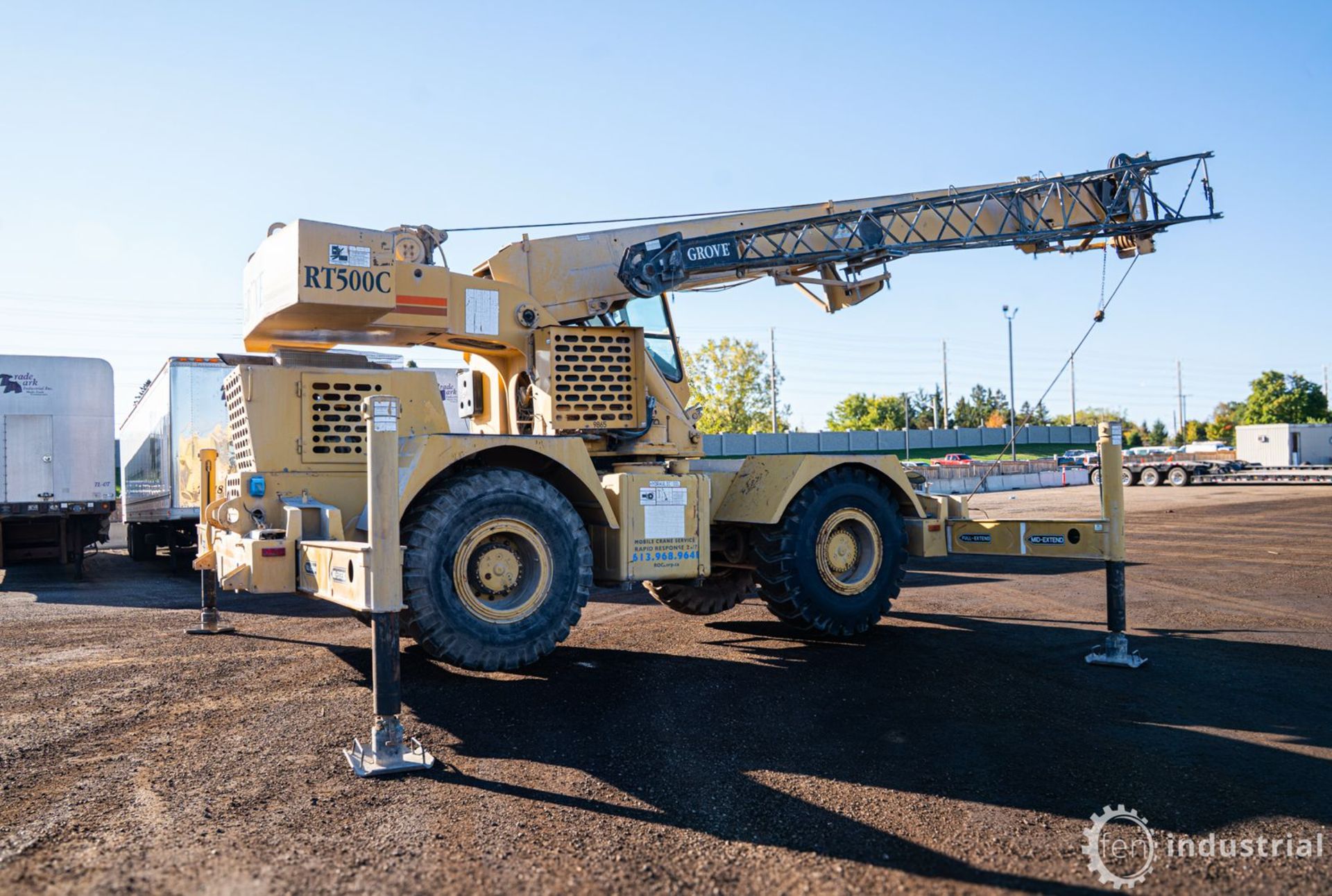 GROVE RT500C ROUGH-TERRAIN CRANE, 35-TON CAP., BOOM LENGTH 30’ – 90 ...