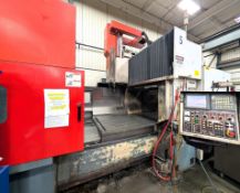 2005 AWEA SP3016 CNC BRIDGE TYPE VERTICAL MACHINING CENTER, FANUC SERIES 18I-MB CNC CONTROL, CHIP