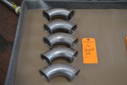 2.5" 90 DEGREE CLAMP ELBOWS B2CMP