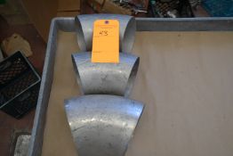 (2) 6", (1) 6.5" 45 DEGREE ELBOWS