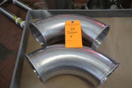 6" 90 DEGREE CLAMP ELBOWS B2CMP