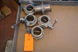 3" S/S BUTTERFLY VALVES