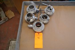 2.5" S/S BUTTERFLY VALVES
