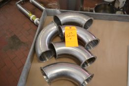 4" 90 DEGREE CLAMP ELBOWS B2CMP