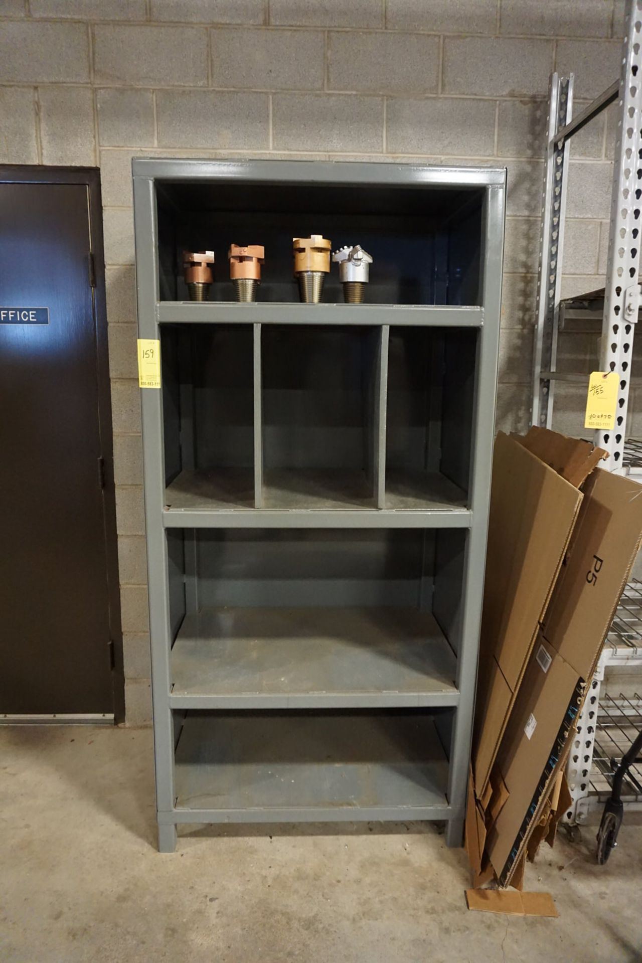 STEEL PARTS CABINET 26" X 38" X 80" TALL