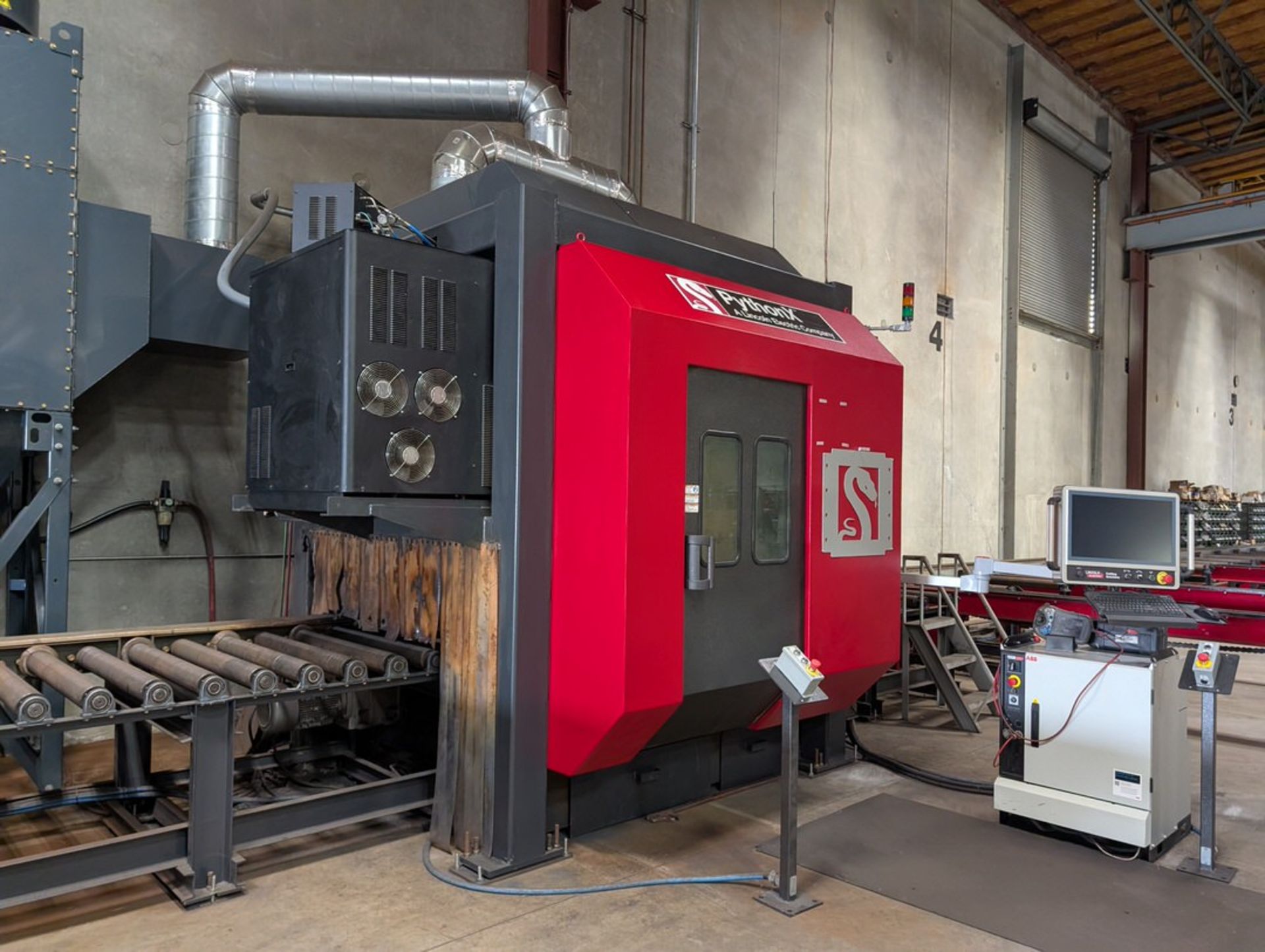 Python Cnc Machine 2018 LE Python X2 CNC Plasma Coping Machine 480/60/3 W/ Lincoln Ele ...
