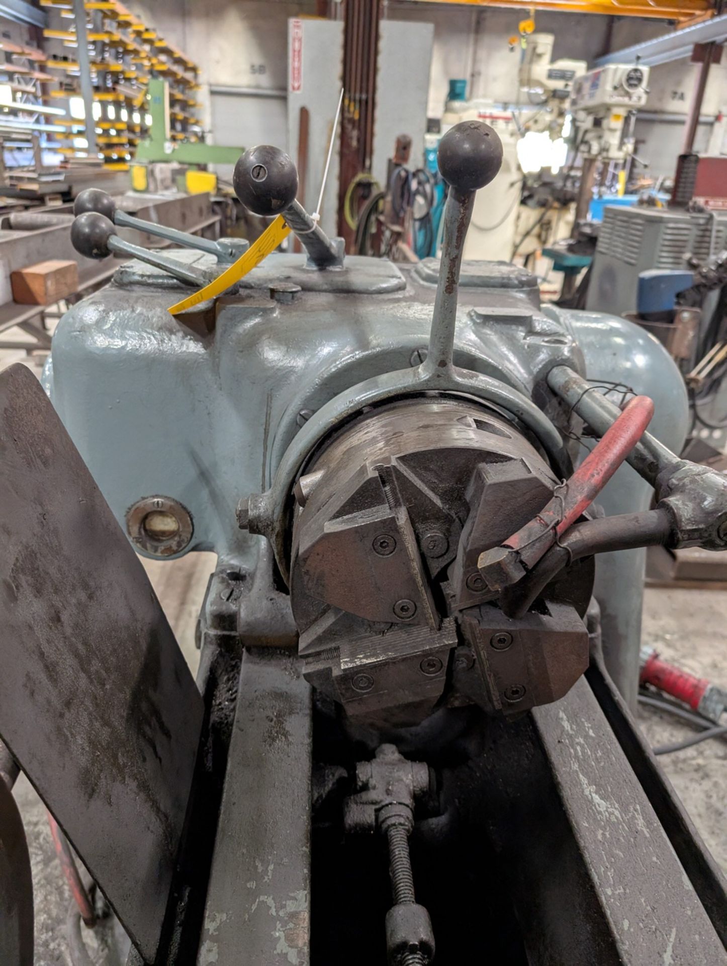 Landis Threading Machine W/ Matl. Rack