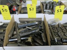 Assorted Round Boring Bars & Cutters