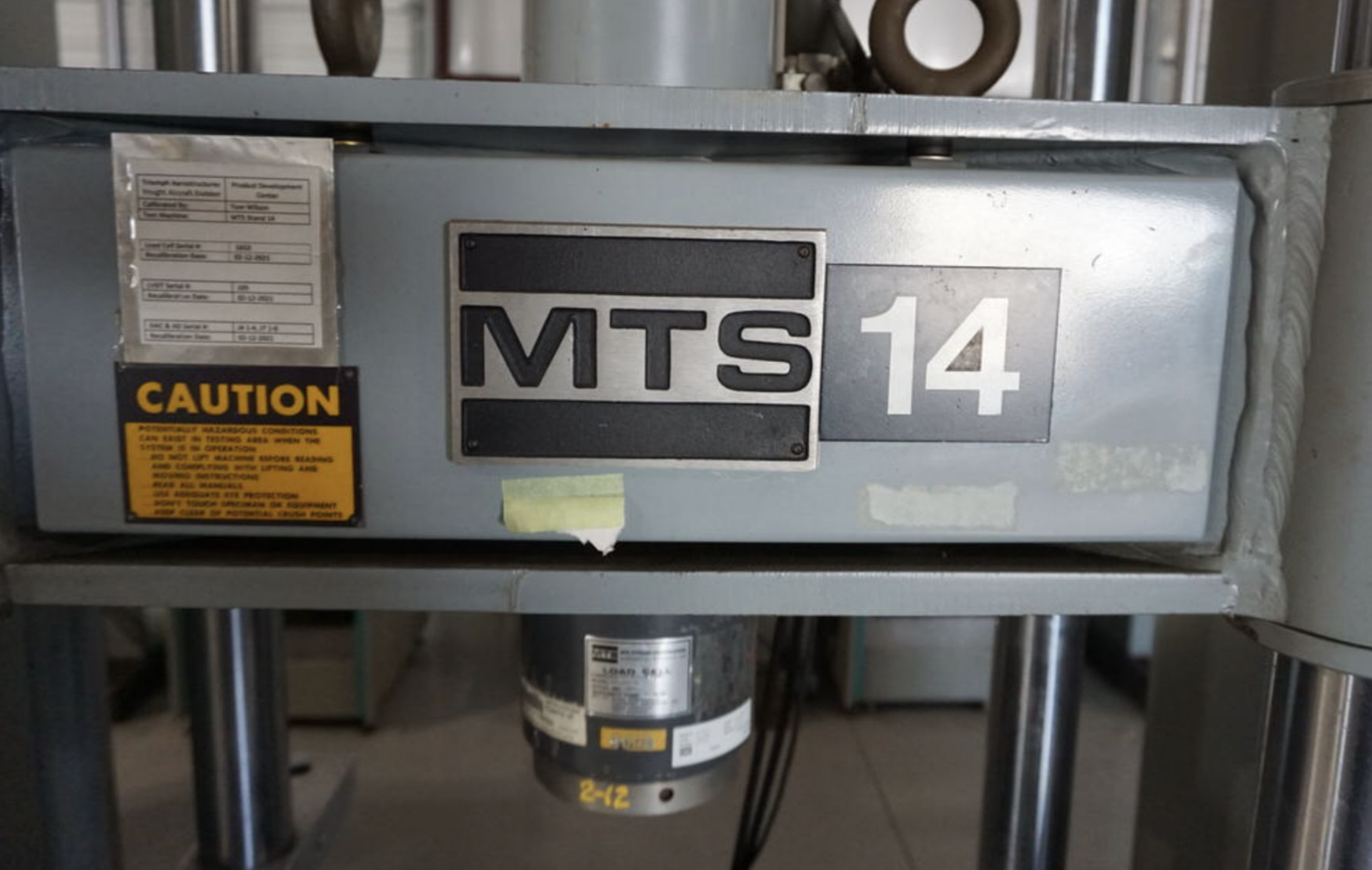 Mts 311 MTS MATERIAL SYSTEM, MDL: 311-21 ASSEMLY, MTS FLEX TEST SE CONTROLS