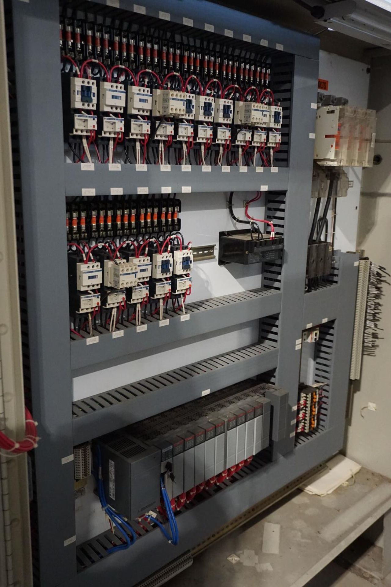 INDUSTRIAL HIGH VOLT CONTROL PANEL, 480V, 3PH, 13.5 AMPS