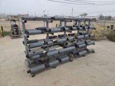 Rack of Saver Subs for Swivels