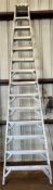 Werner 414 14' Aluminum Step Ladder