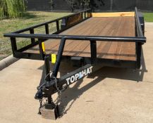 20' TOPHAT Tandem Axle Utility Trailer, W/ a New Deck & Fresh Coat of Paint