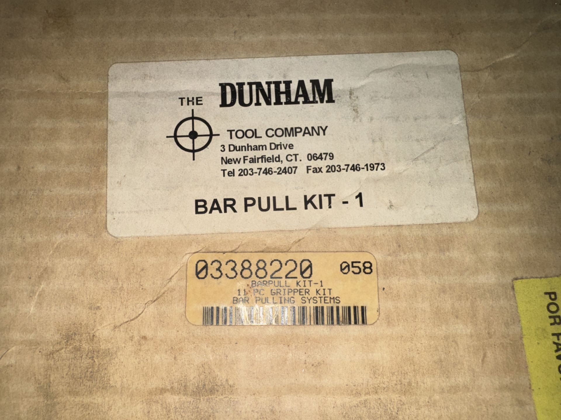 Dunham Bar Pull Kit