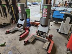 2 GRAY WL-30 WHEEL LIFT SYSTEM, 15,000 LB CAPACITY EACH