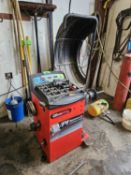 JOHN BEAN VPI SYSTEM II WHEEL BALANCING MACHINE, MODEL EEW8503B115