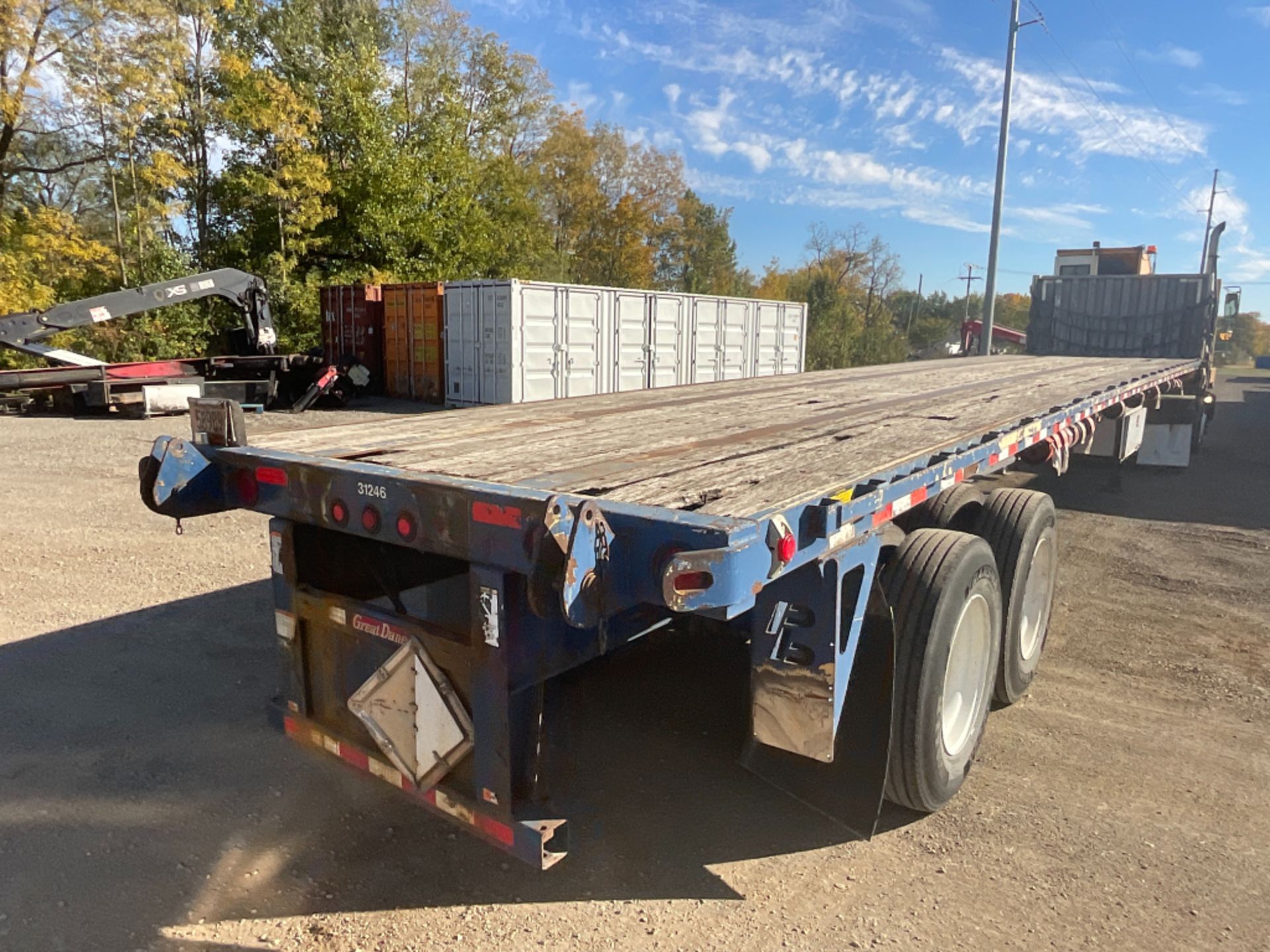 2007 Great Dane Flatbed Trailer w/ Princeton Hookup - Image 10 of 17