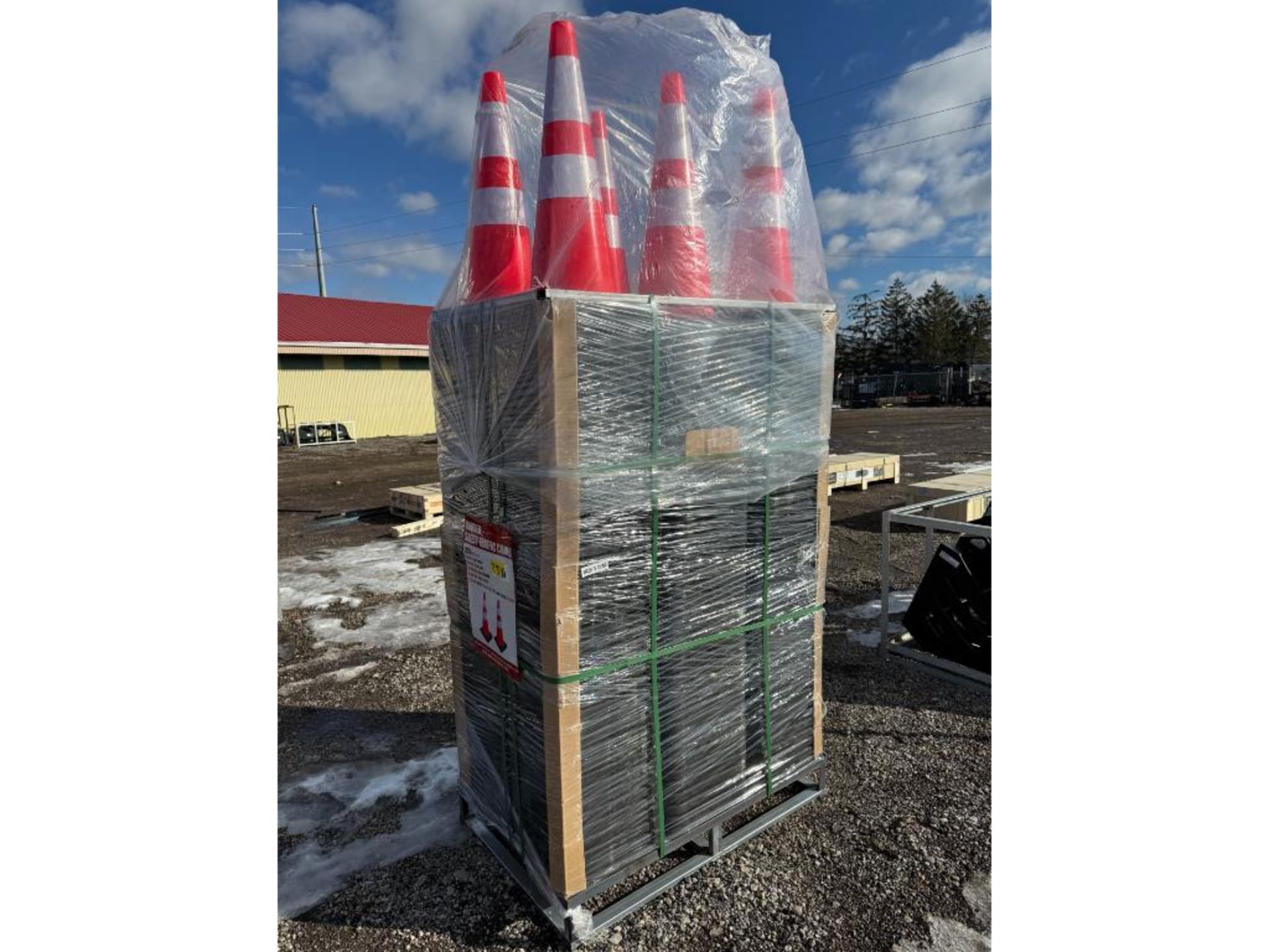 (250) PVC Safety Traffic Cones - Image 3 of 5