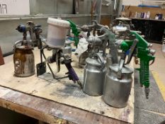 (4) Various Spray Guns