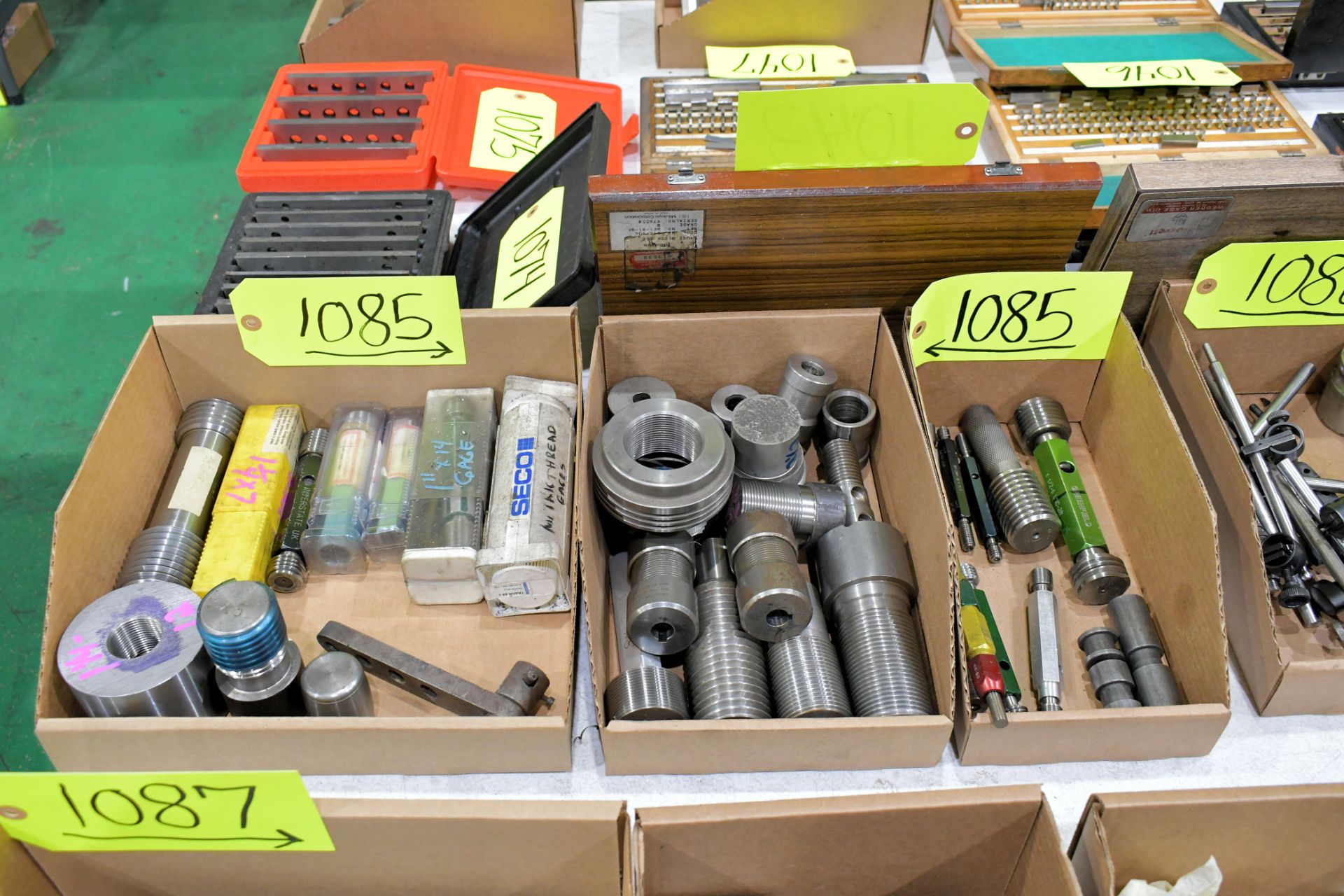 Threading Tags Box Lot - Thread Gages and Ring Gages in (3) Boxes