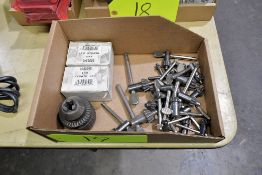 Lot - (1) Jacobs 14N 1/2" Drill Chuck, (2) Drill Chuck Repair Kits and Drill Chuck Keys in (1)