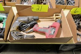 Skil 3/8" Electric Drill with DeWalt 3/8" Electric Drill (Located at Pattern Shop)