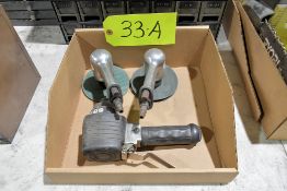 Central Pneumatic Item No. 68152 6" Dual Action Pneumatic Orbital Sander with (2) Pneumatic