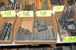 Lot - Drills in (2) Boxes (Located at Pattern Shop)