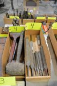 Lot - Files and Mallets in (2) Boxes (Located at Pattern Shop)