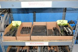 Lot - Hold Down Clamps in (5) Boxes on (1) Shelf