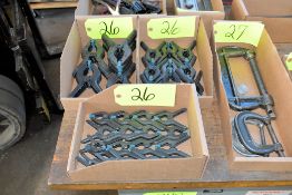 Lot - Plastic Table Clamps in (3) Boxes