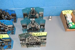 Lot - (3) Hold Down Clamping Sets in (1) Row
