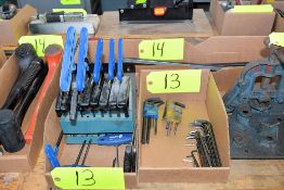 Lot - Allen Wrench Sets and T-Handle Allen Wrenches in (2) Boxes