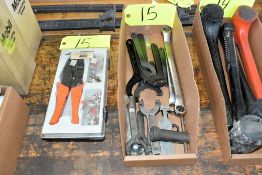Lot - Wrenches in (1) Box with Paladin Coaxial Kit