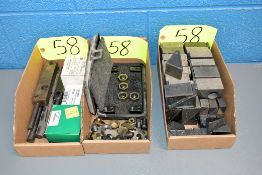 Lot - Step Blocks, Vise Stops, Socket Head Cap Screws and Mitee-Bite Fixture Clamps in (3) Boxes