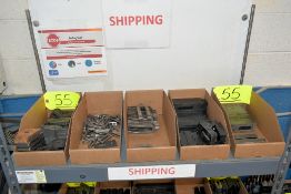Lot - Hold Down Clamps in (5) Boxes on (1) Shelf