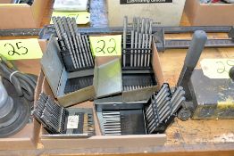 Lot - (4) Drill Punch Indexes with Drill Punches in (1) Box