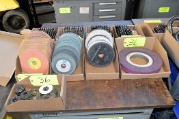 Lot - Grinding Wheels and Wheel Adaptors in (5) Boxes